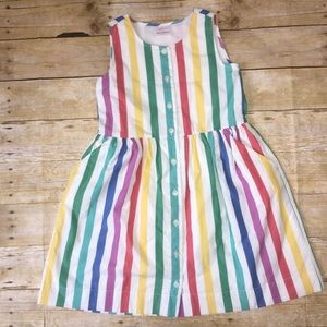 Hannah Andersson Cotton Rainbow Dress